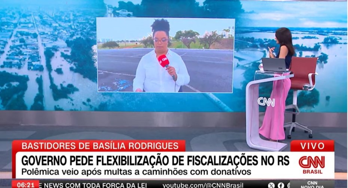 Governo pede flexibilização de fiscalizações para o RS - Foto: Reprodução CNN Brasil