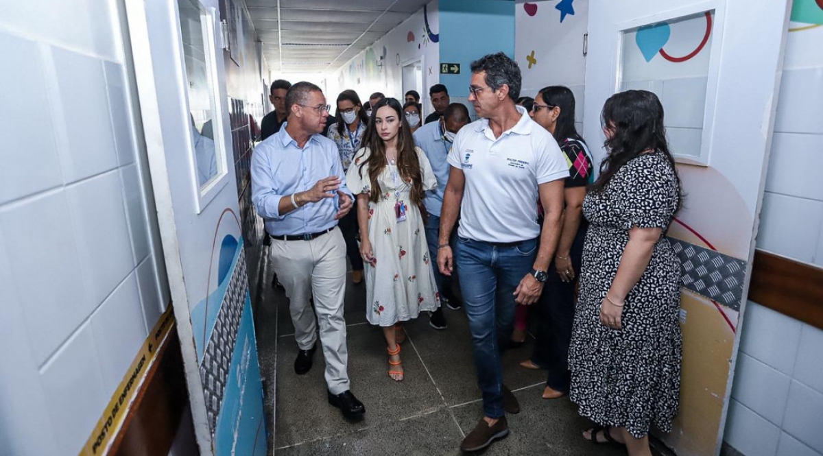 Governador vistoria funcionamento de Hospital da Criança e define ações para ampliação de atendimento - Foto: Arthur Soares/Governo de Sergipe
