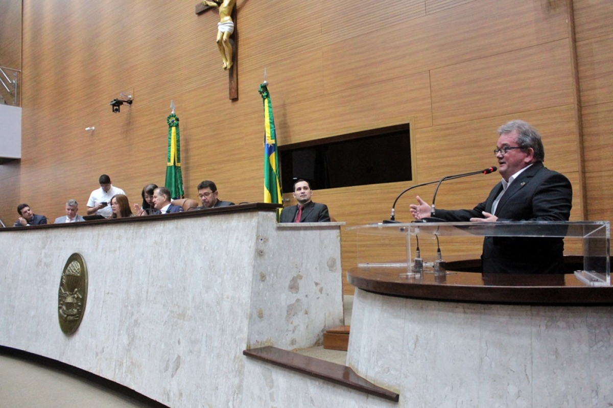 O presidente do Sistema Fecomércio-Sesc-Senac, Marcos Andrade, falou sobre a atividade empresarial como fator de desenvolvimento - Foto: James Santos/Fecomércio Sergipe