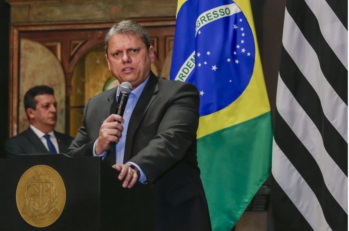 Tarcísio de Freitas, governador de São Paulo  - Foto: Fernando Nascimento / Governo do Estado de São Paulo