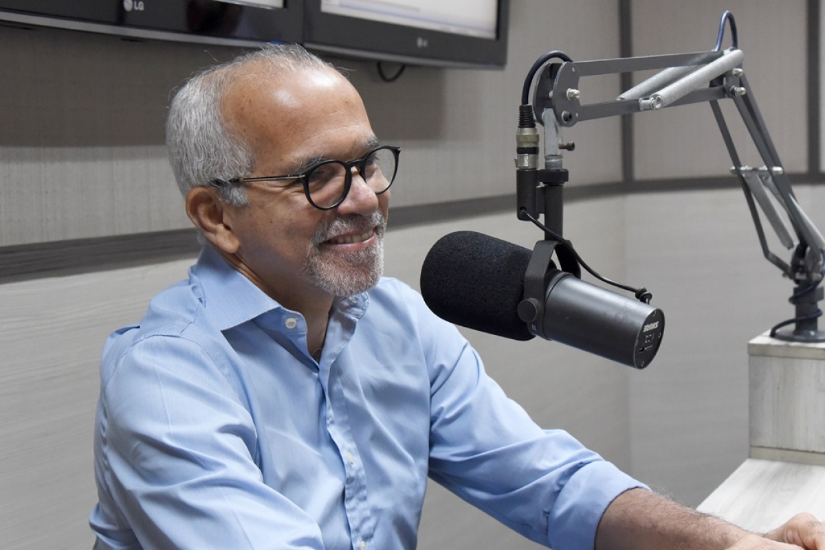 Prefeito Edvaldo Nogueira em entrevista - Foto: Ascom PDT 