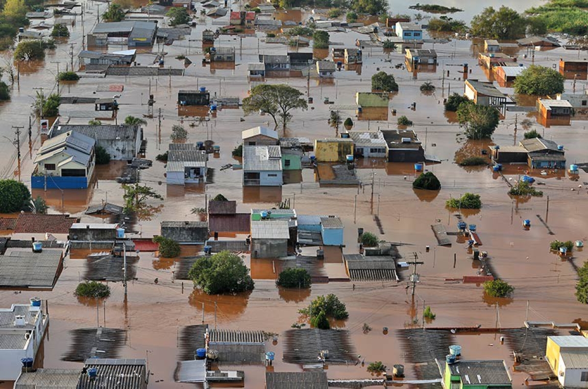 As enchentes no Rio Grande do Sul já atingem mais de 2,3 milhões de pessoas, com pelo menos 172 mortes - Foto: Lauro Alves/Secom-RS/Agência Senado
