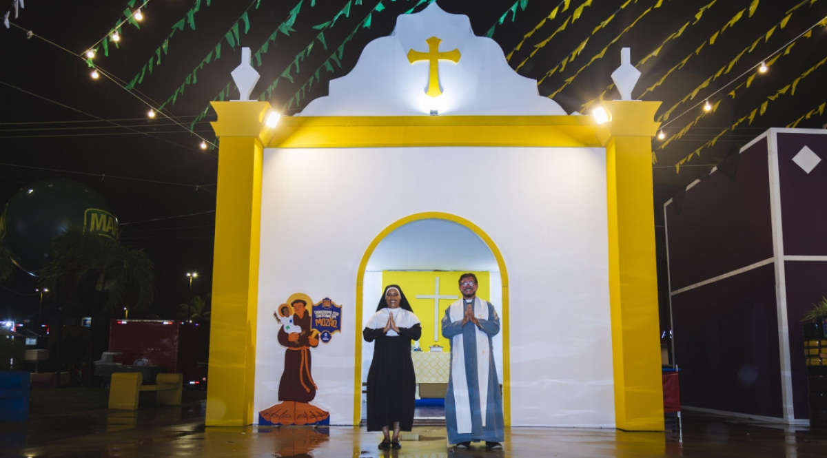 Capela cenográfica chama a atenção de quem visita Vila do Forró - Foto: Igor Matias/Governo de Sergipe

