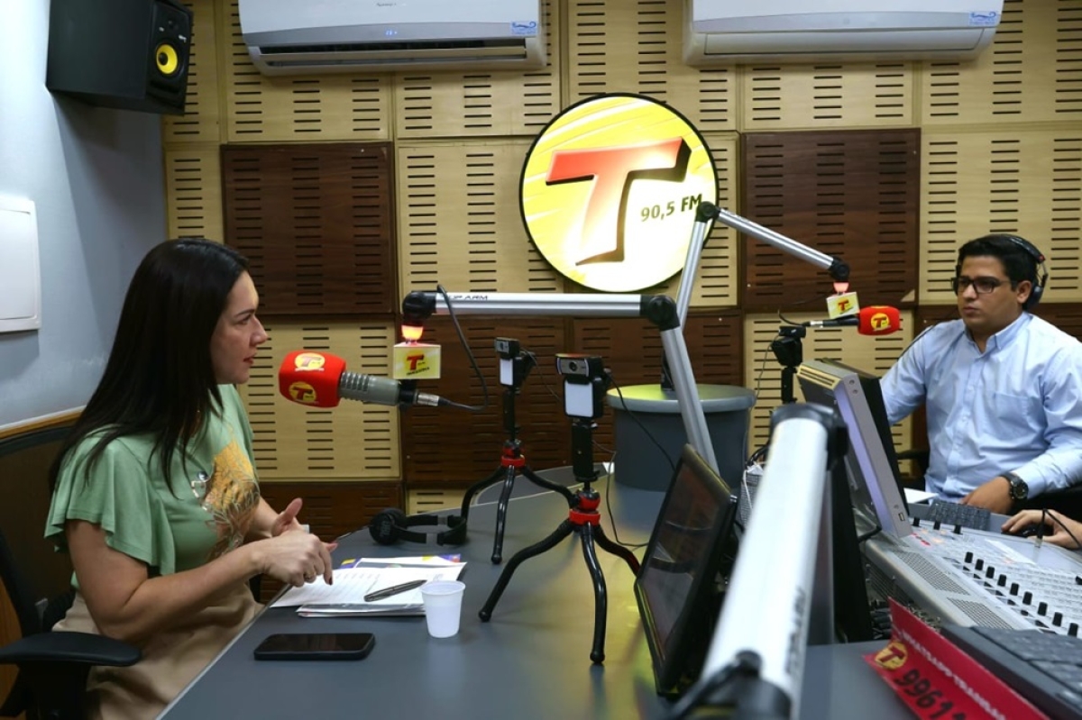 A delegada Danielle Garcia concedeu entrevista à Transamérica FM - Foto: Assessoria
