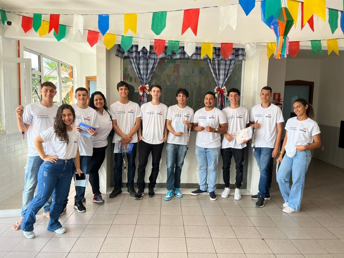 Alunos do Senac desenvolvem projeto com foco no atendimento ao autistas no comércio de Tobias Barreto - Foto: Senac SE