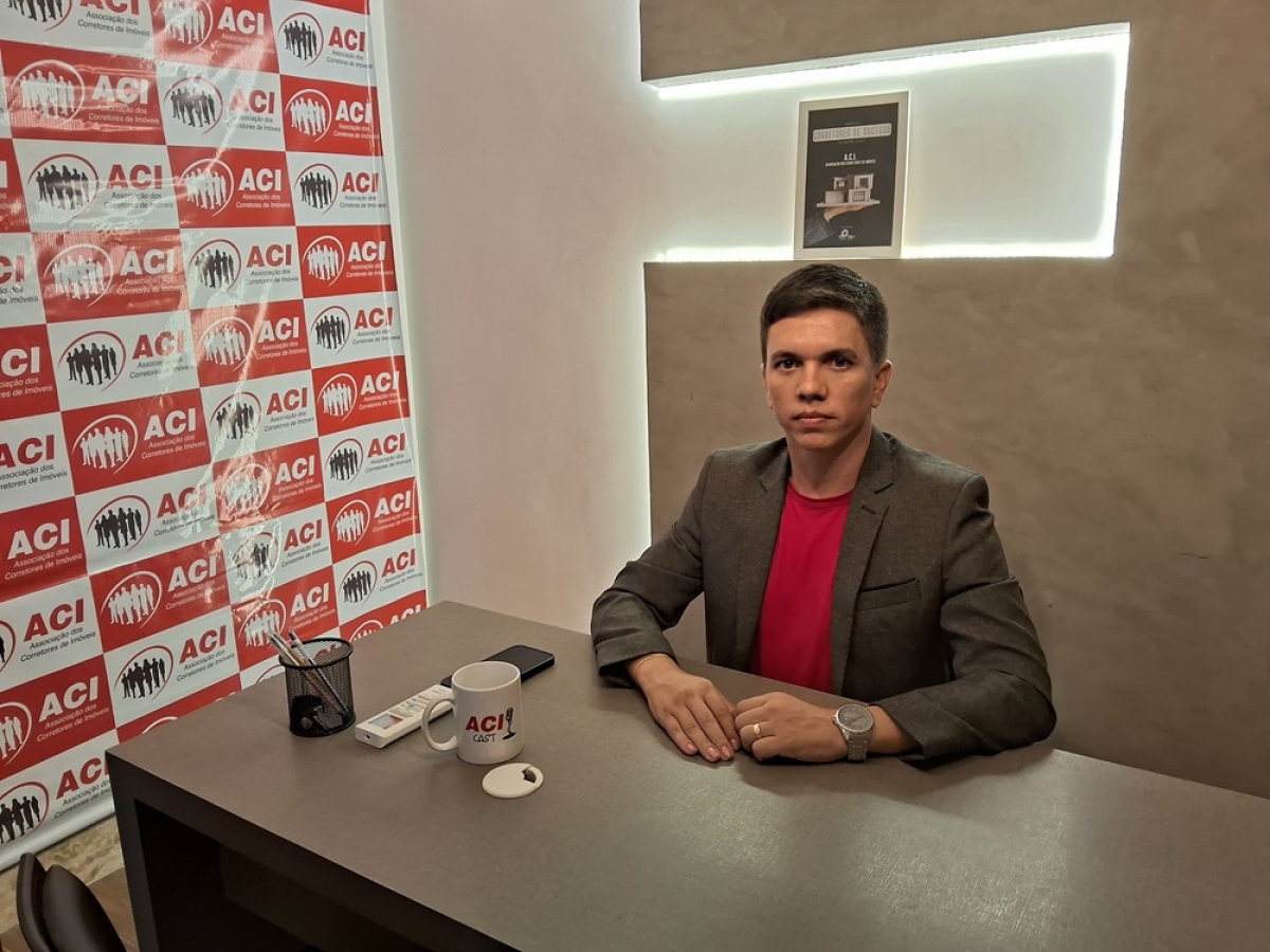 Presidente da Associação dos Corretores de Imóveis de Sergipe (ACI/SE), Anderson Ramos - Foto: NV Comunicação
