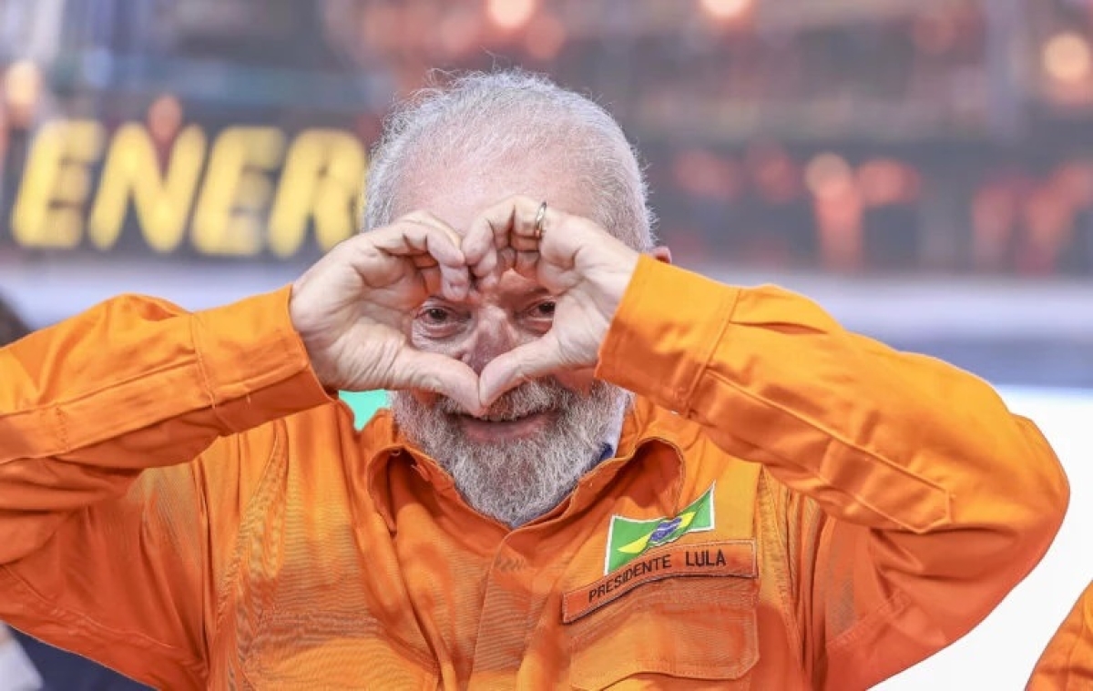 Lula em cerimônia na Refinaria Abreu e Lima - Foto: PR/Ricardo Stuckert
