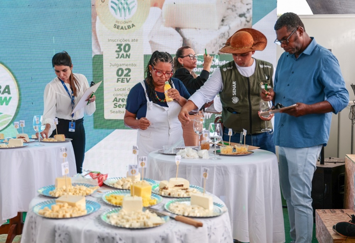 O concurso de queijos fez sucesso no Sealba Show 2024 - Foto: Divulgação