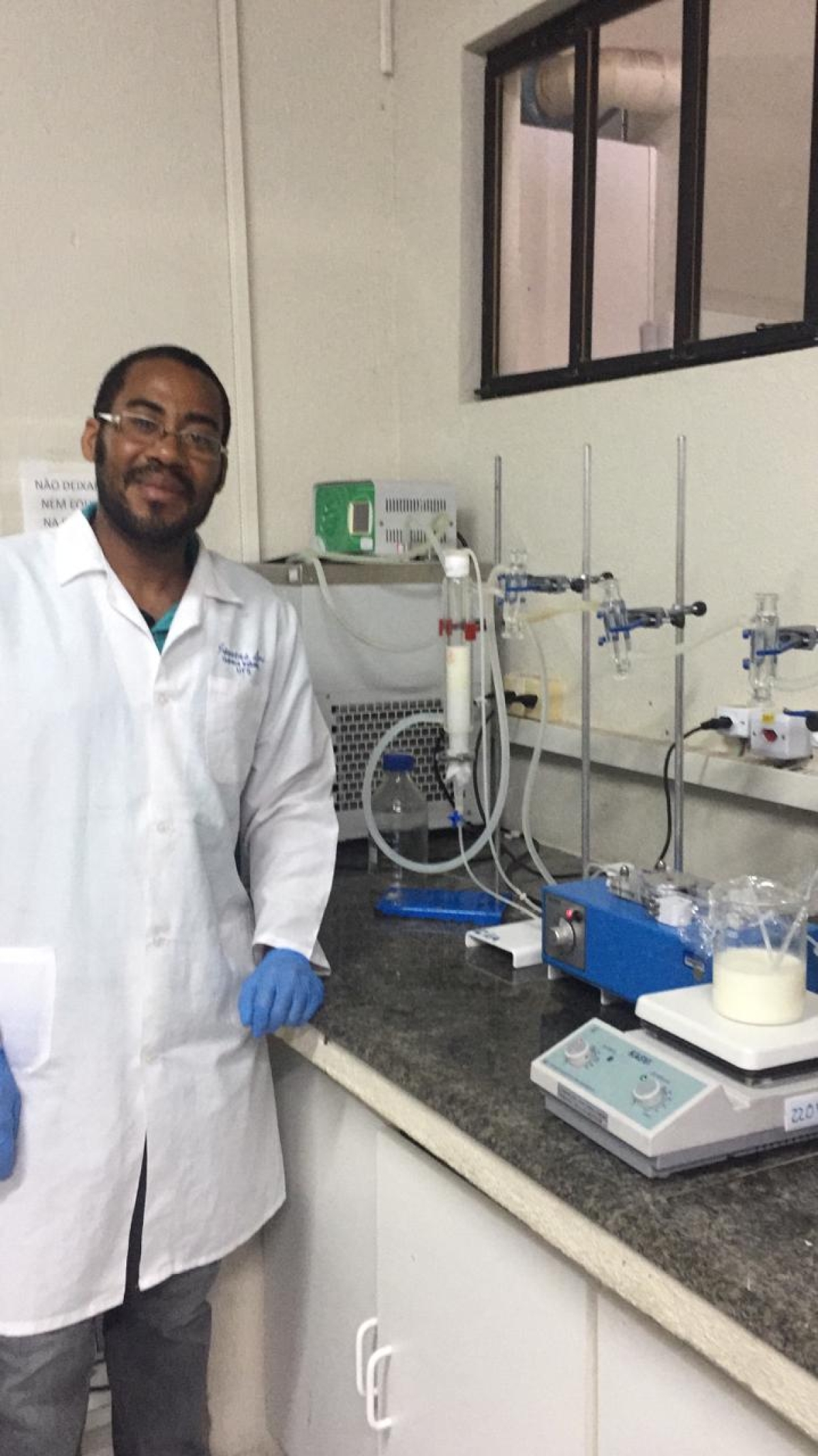 O pesquisador Jônatas Levi Campos Barbosa dos Santos, 34 anos, aluno de mestrado do Programa de Pós-Graduação em Engenharia de Processos (PEP), da Universidade Tiradentes - Foto: Acervo pessoal
