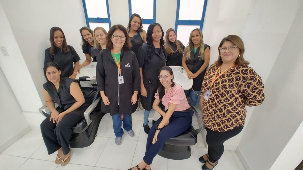 Alunas do curso de beleza - Foto: Senac SE