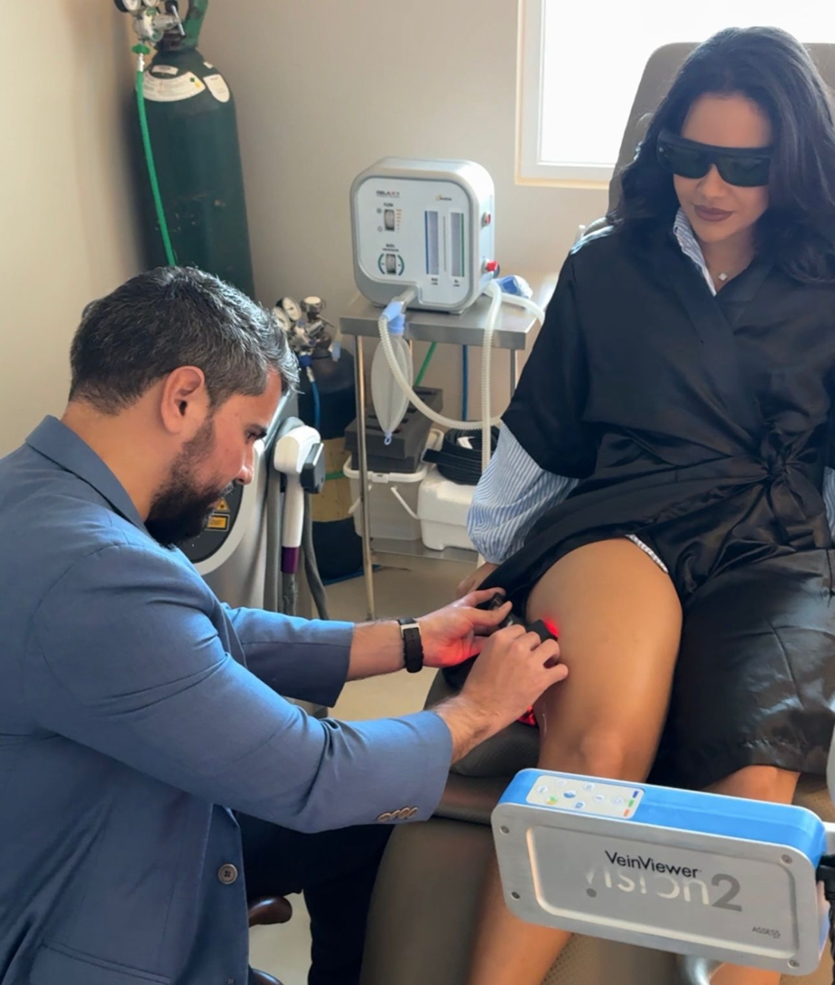 Influenciadora inicia tratamento vascular - Foto: Clinica Dr. Fellipe Menezes/Assessoria
