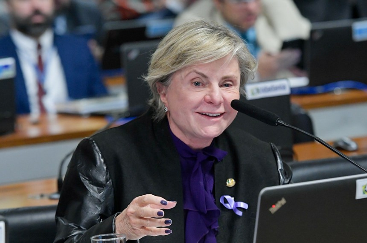 Margareth Buzetti apresentou relatório favorável ao PL 3.670/2023, que segue para o Plenário - Foto:
Geraldo Magela/Agência Senado