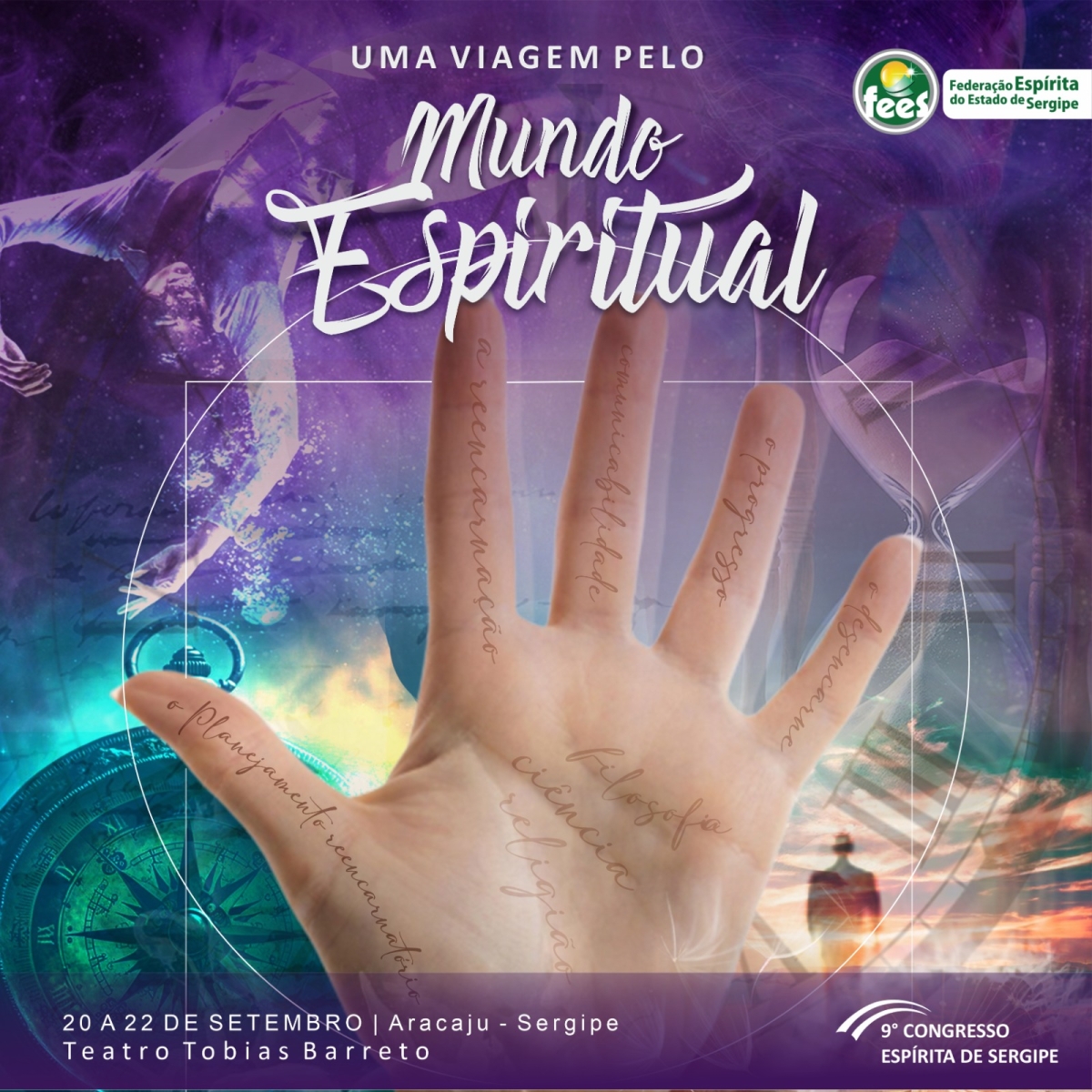 9º Congresso Espírita de Sergipe traz o tema "Uma viagem pelo mundo espiritual" - Foto:  Divulgação
