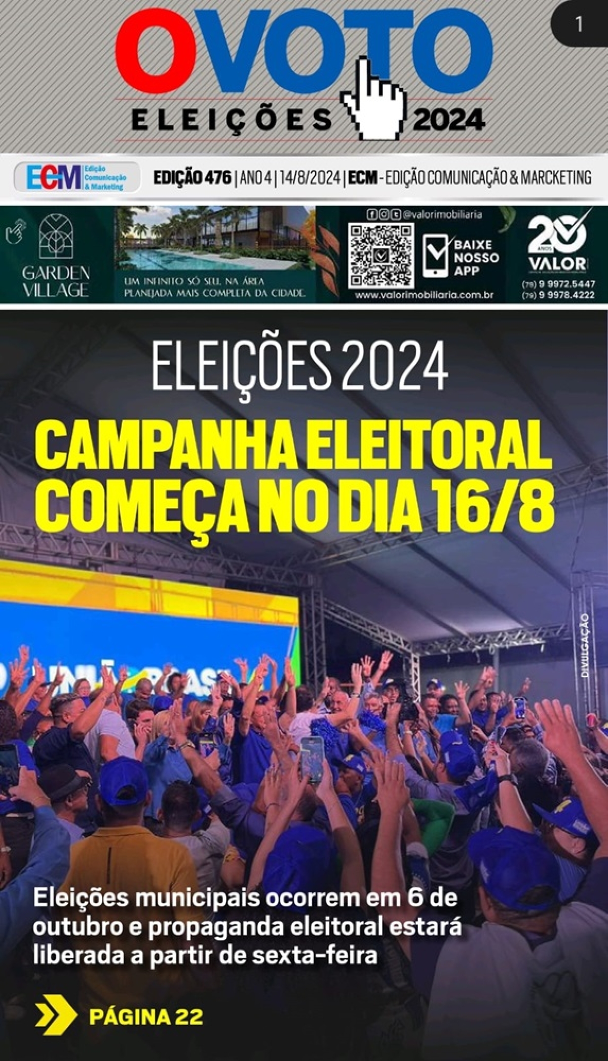Imagem: Caderno O Voto