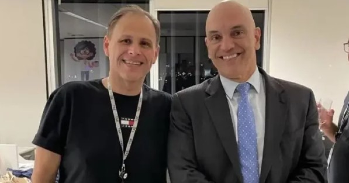 Eduardo Tagliaferro e Alexandre de Moraes - Foto: Reprodução/Redes Sociais