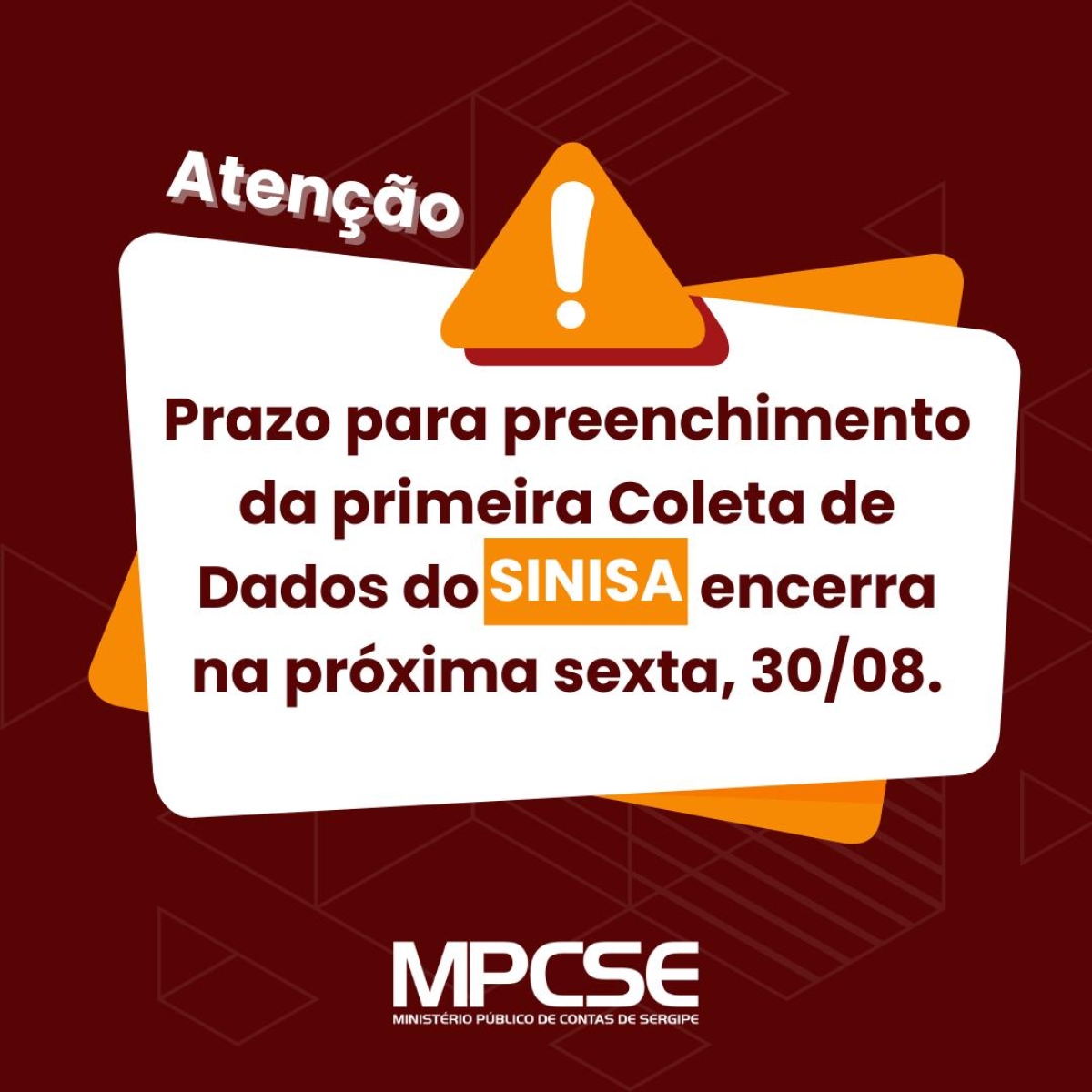 Municípios têm até sexta para preencher dados do Sinisa - Foto: TCE Sergipe

