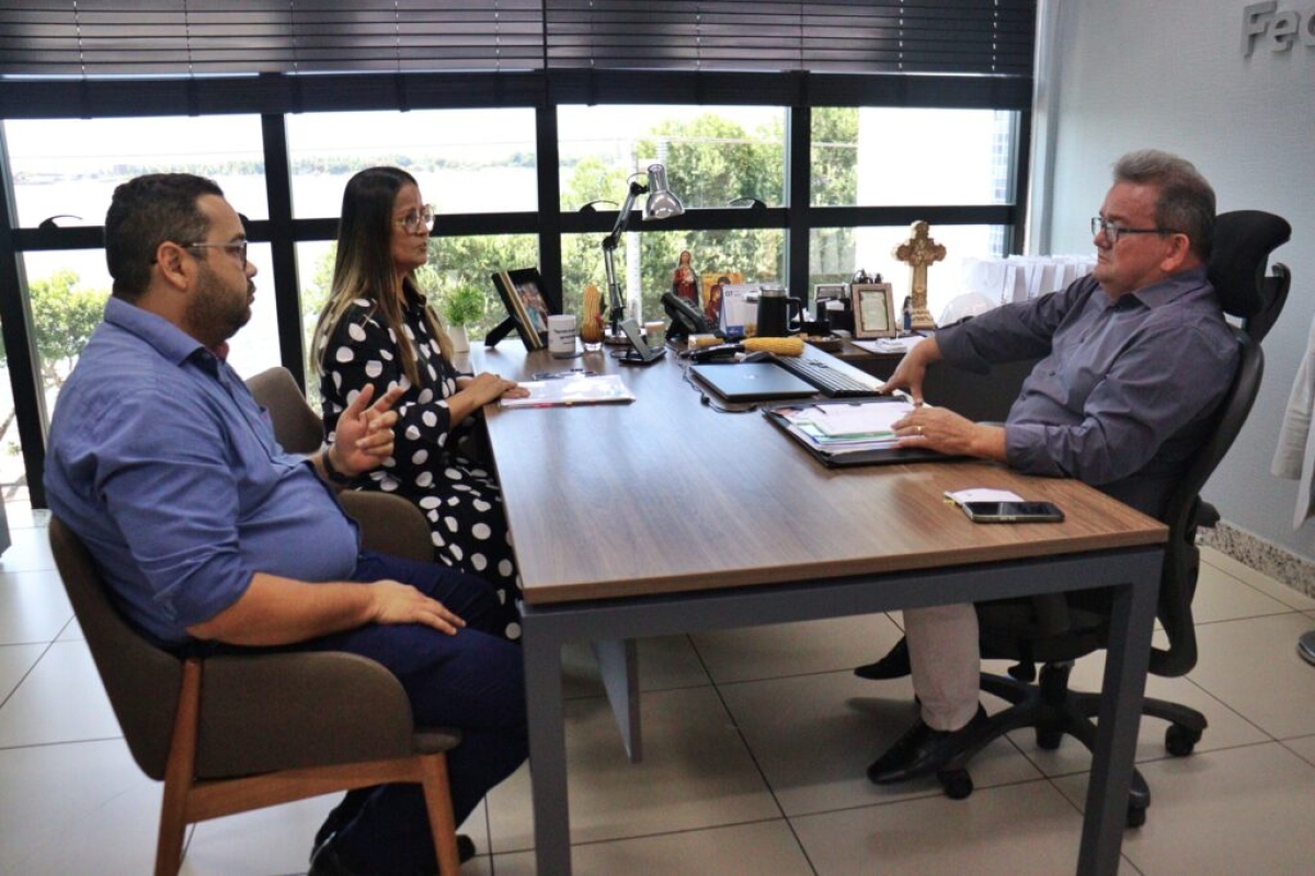 O presidente Marcos Andrade discutiu sobre o impacto desse aumento de postos de trabalho para a economia do estado - Foto: Fecomércio Sergipe
