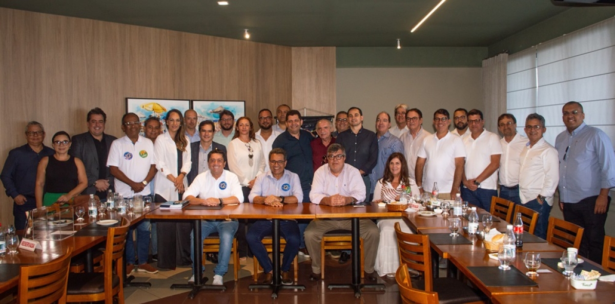 Luiz Roberto e Fabiano participam de reunião com o Fórum Empresarial de Sergipe- Foto: Divulgação | Assessoria
