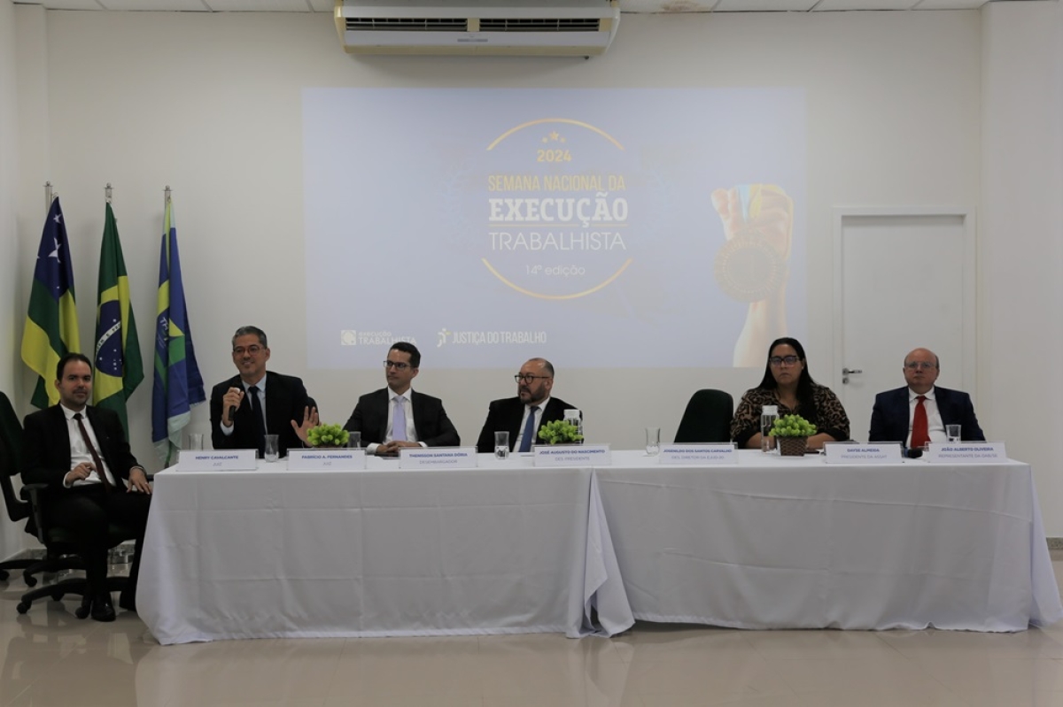 MPT-SE participa de evento preparatório para a Semana Nacional da Execução Trabalhista - Foto: Lays Millena Rocha

