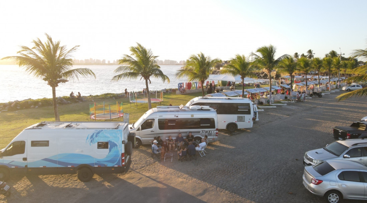 O 1º Encontro de Motorhomes vai reunir quase 50 carros sobre rodas na Barra dos Coqueiros / Foto: Ascom PMBC
