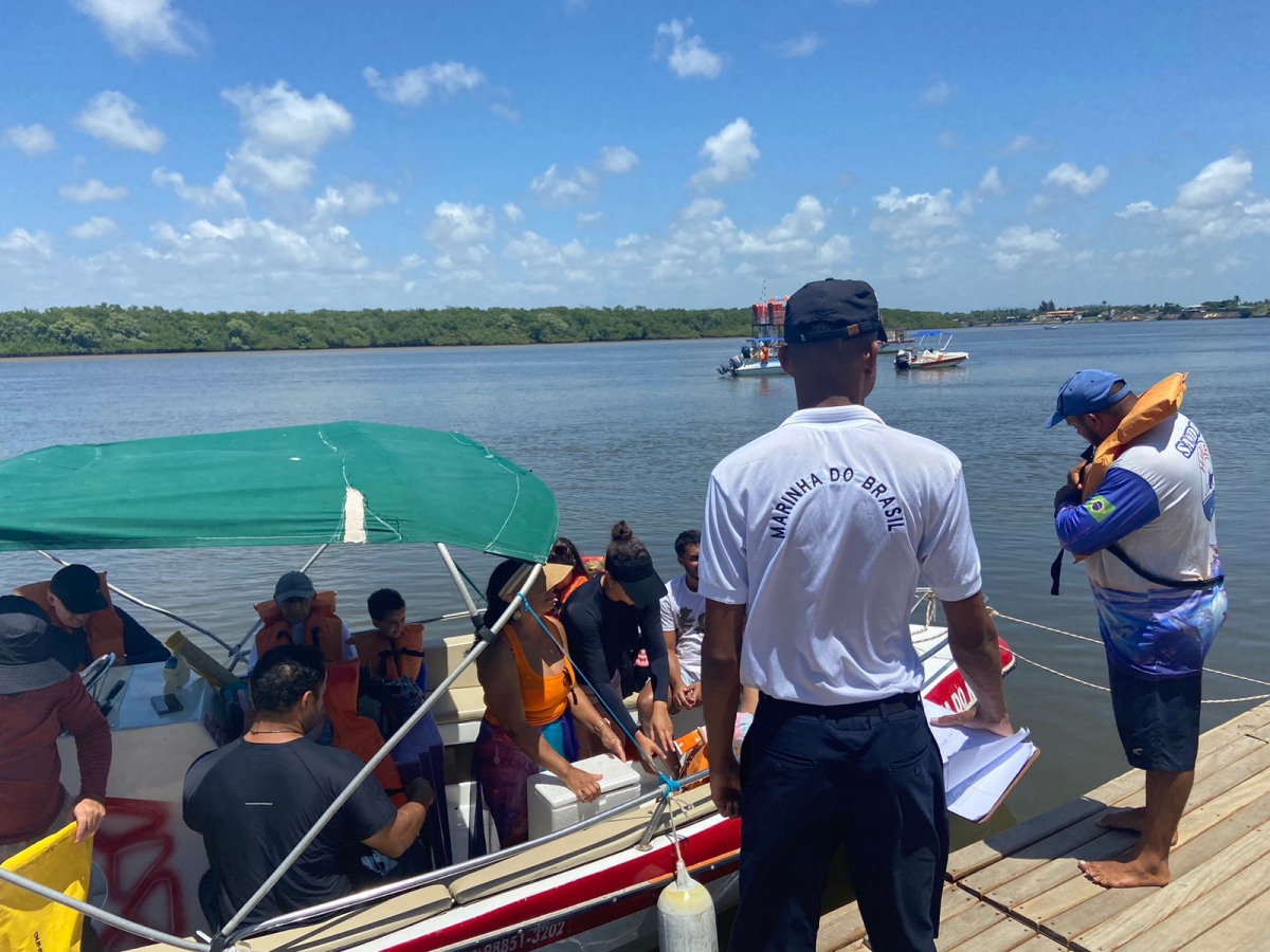 Capitania dos Portos de Sergipe realiza "Choque de Ordem" e intensifica fiscalização em Sergipe - Foto: Assessoria de Comunicação Social/Capitania dos Portos de Sergipe
