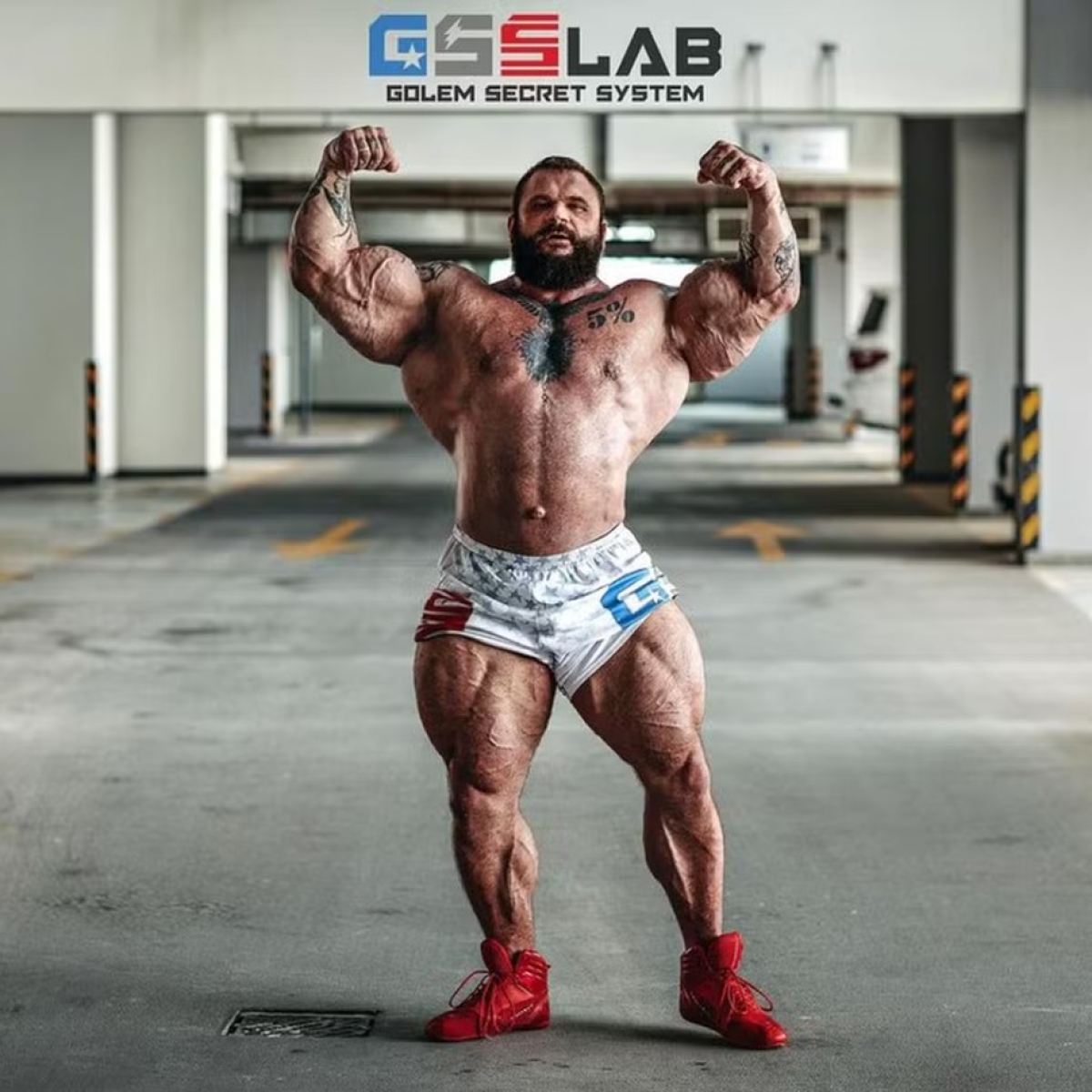 O bodybuilder da Bielorússia Illia "Golem" Yefimchyk �?? Foto: Divulgação