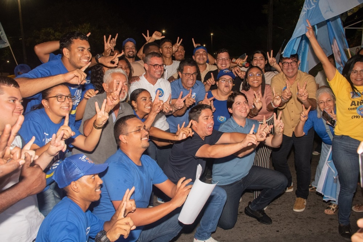 Para Fábio Mitidieri, a dupla Luiz Roberto e Fabiano sintetiza competências e talentos raros - Foto: Assessoria de Campanha

