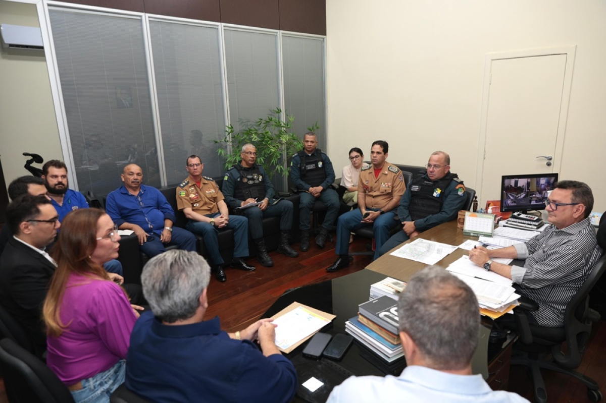 SSP e Comissão organizadora do Pré-Caju definem planejamento de segurança pública para edição da festa em 2024 - Foto: Arthur D`Ávila
