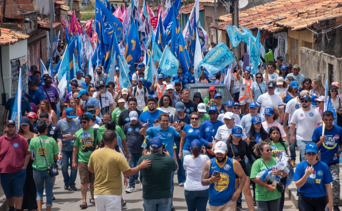 Atos de rua consolidam receptividade a Luiz Roberto e Fabiano nos bairros da capital - Imagem: Assessoria de Campanha