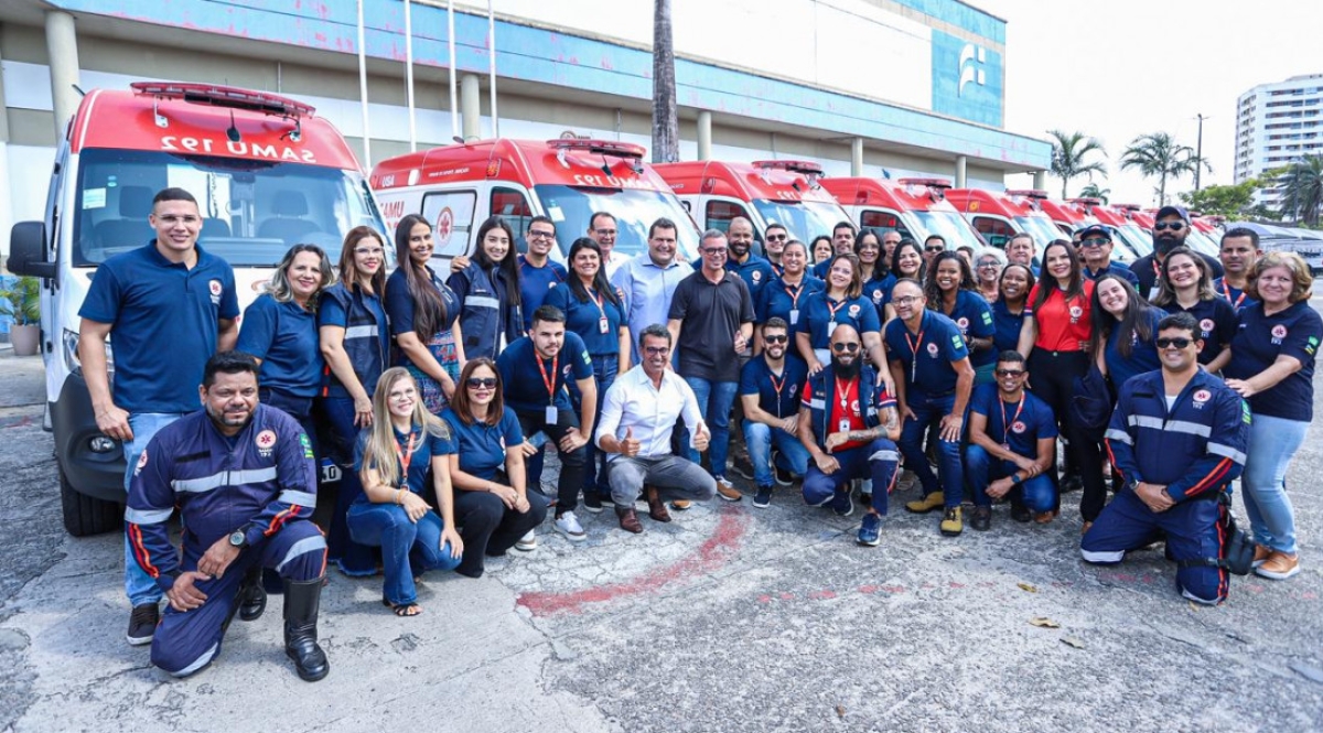 Governo de Sergipe entrega 30 novas ambulâncias para o Samu 192 - Foto: Arthur Soares e César de Oliveira/Governo de Sergipe
