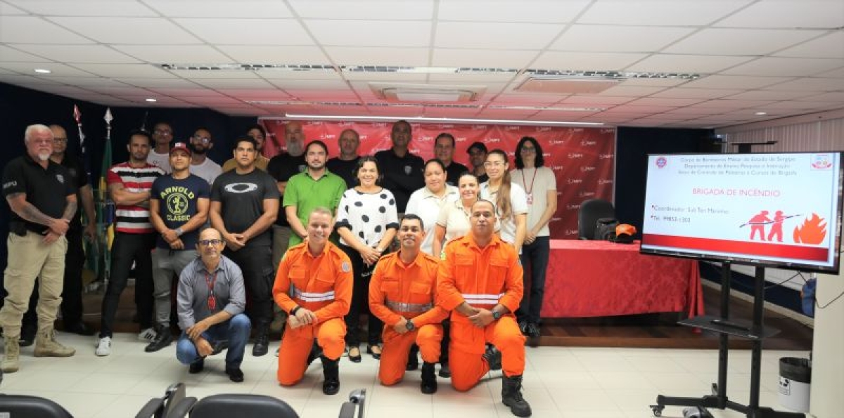 Servidores do MPT-SE participam do curso de Brigada de Incêndio - Foto: MPT Sergipe

