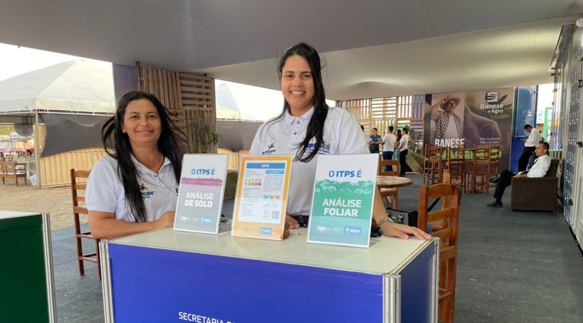 ITPS apresenta portfólio de análises do leite e derivados no Expo Glória 2024 - Foto: Ascom ITPS/Governo de Sergipe

