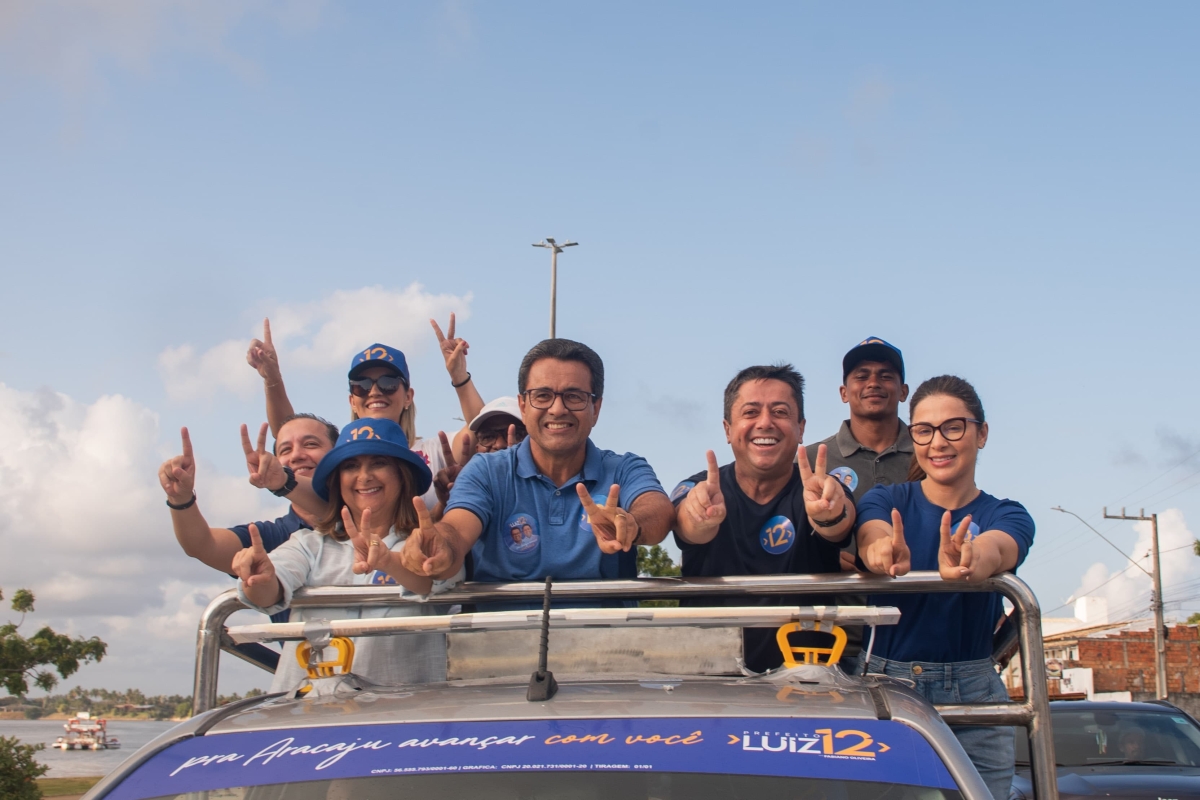 A onda contagiante da virada de Luiz e Fabiano invade Aracaju de Norte a Sul - Imagem: Assessoria de Campanha
