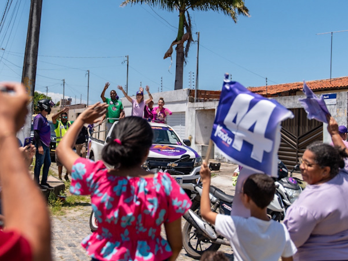 Da Zona Norte à Zona Sul, população reafirma apoio a Yandra rumo ao segundo turno - Imagem: Assessoria de Campanha