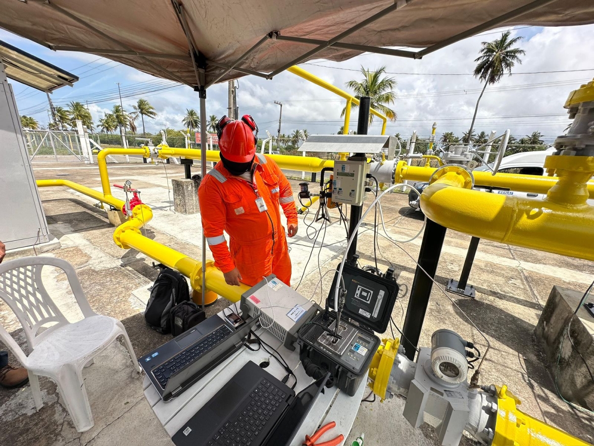 Calibração de sensores garante a eficiência na distribuição de gás canalizado em Sergipe - Foto: Ascom/Sergas 
