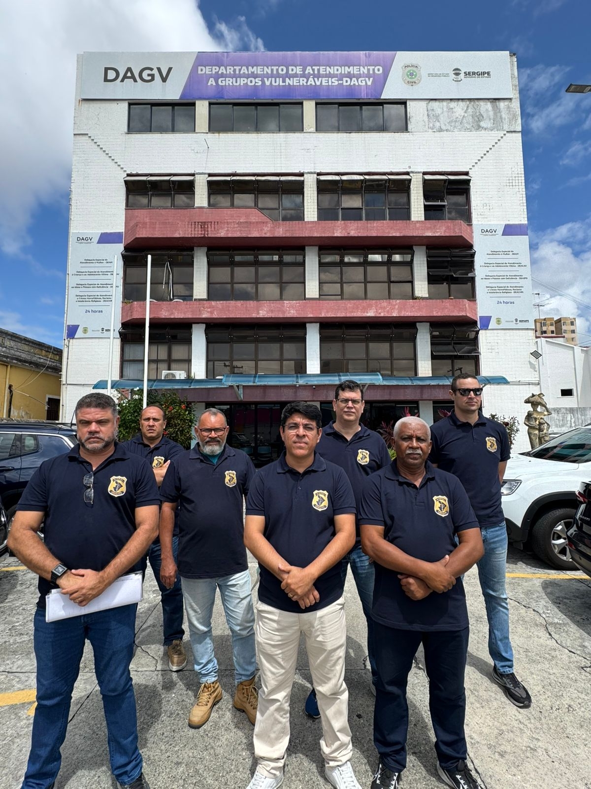 Operação Puro Sangue: Sinpol/SE visita DAGV e DHPP para apurar presença de servidores não autorizados - Foto: Assessoria Sinpol Sergipe 
