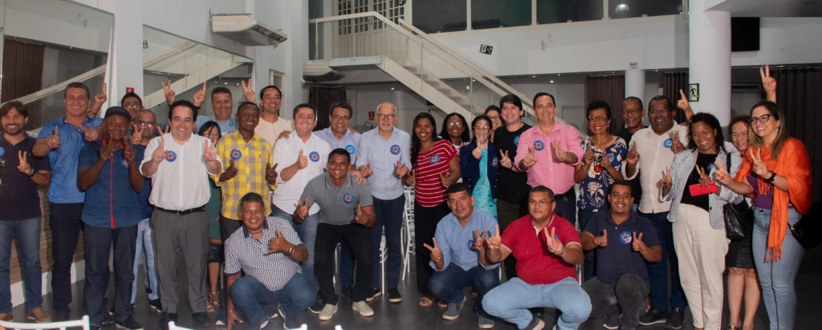 Luiz Roberto e Fabiano Oliveira reúnem candidatos do PDT para realinhar procedimentos - Foto: Assessoria 
