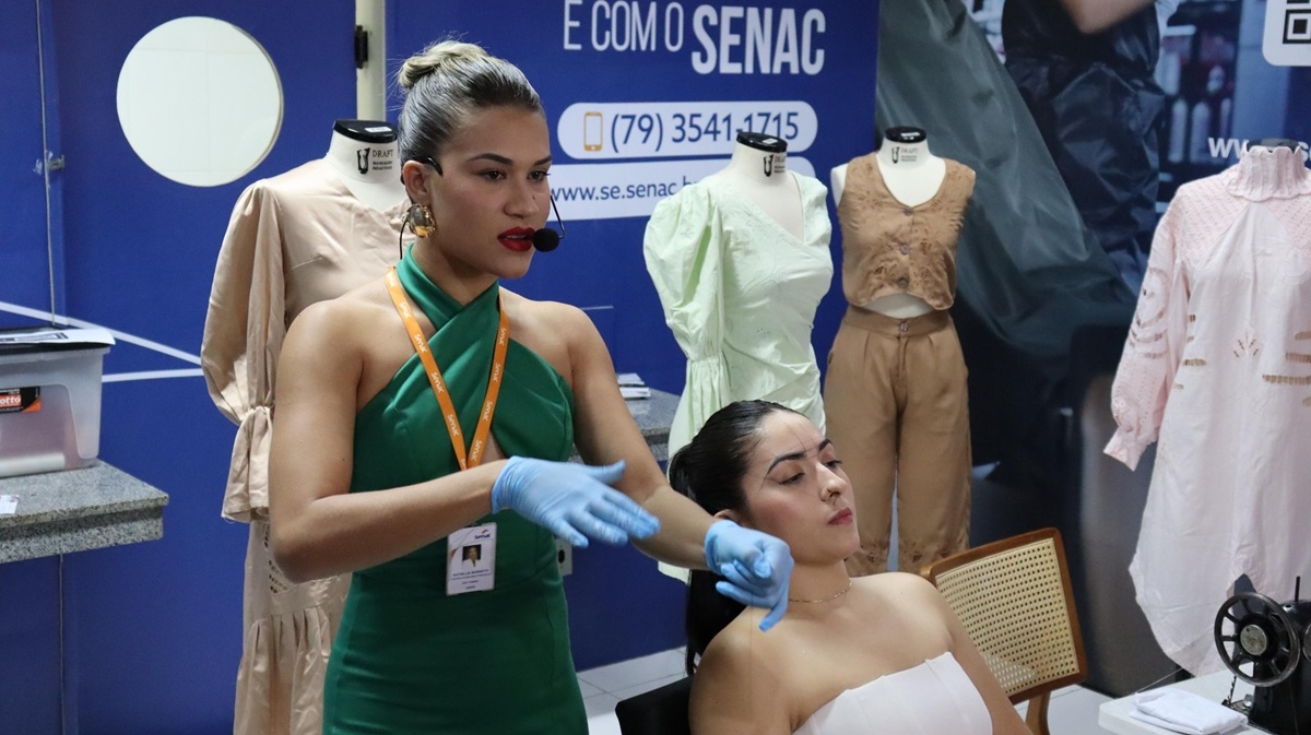 Aula show beleza - Foto: Divulgação Senac SE
