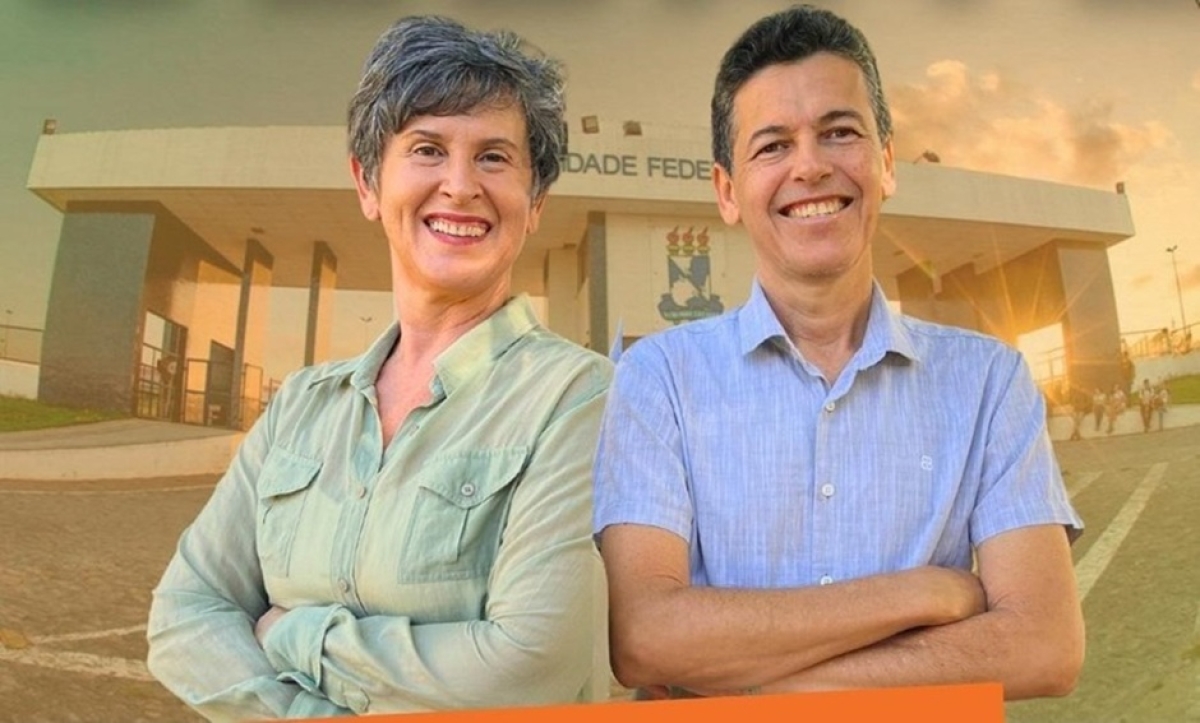André Maurício e Silvana Bretas deverão ser os próximos reitor e vice-reitora da UFS - Foto: Divulgação
