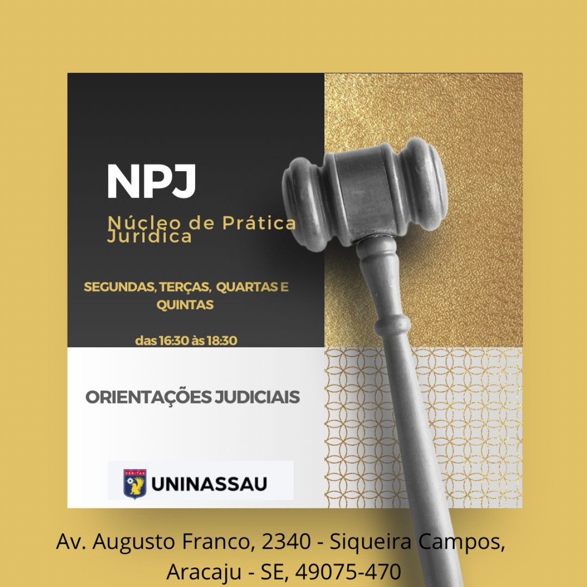UNINASSAU oferta atendimento jurídico gratuito para a população - Foto: Assessoria UNINASSAU
