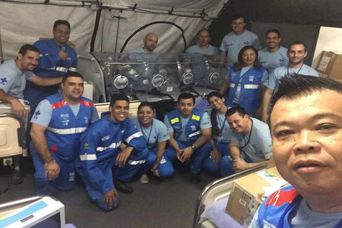 Equipe do Samu Sergipe participa de capacita��es e fortalece a assist�ncia nos Jogos Ol�mpicos (Foto: SES/SE)