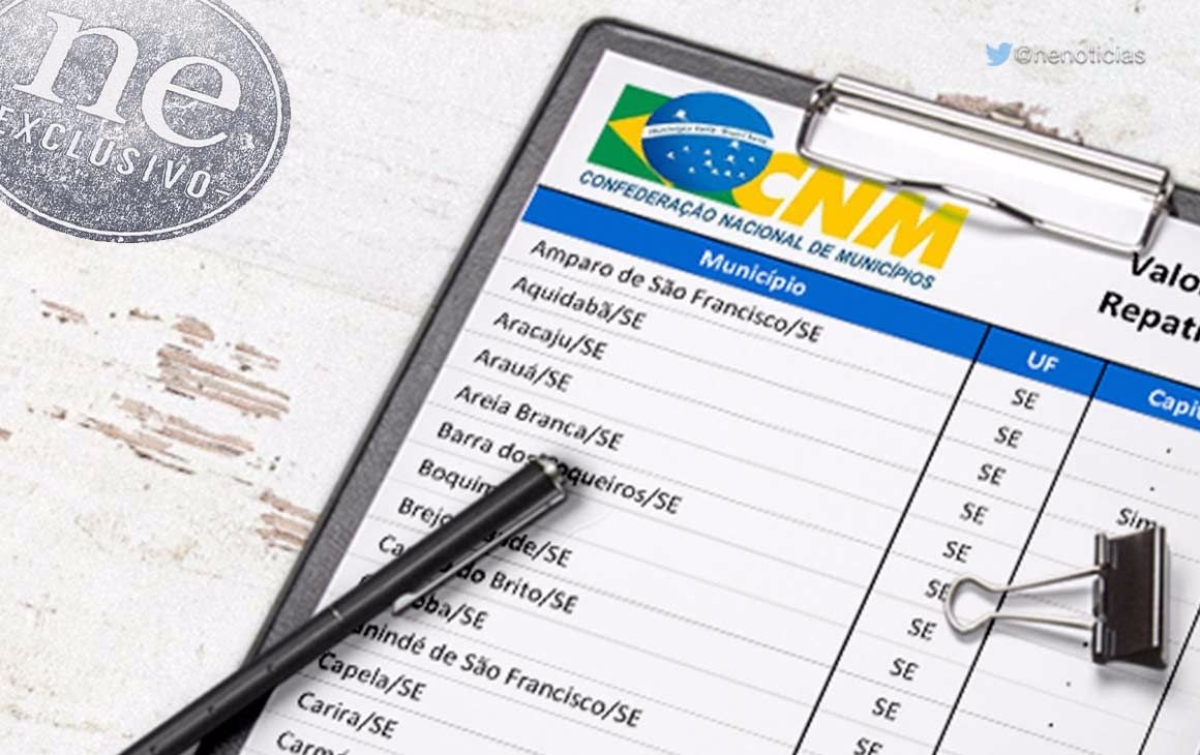 Saiba quanto cada munic�pio de Sergipe receber� com a repatria��o (Imagem: Reprodu��o/CNM)