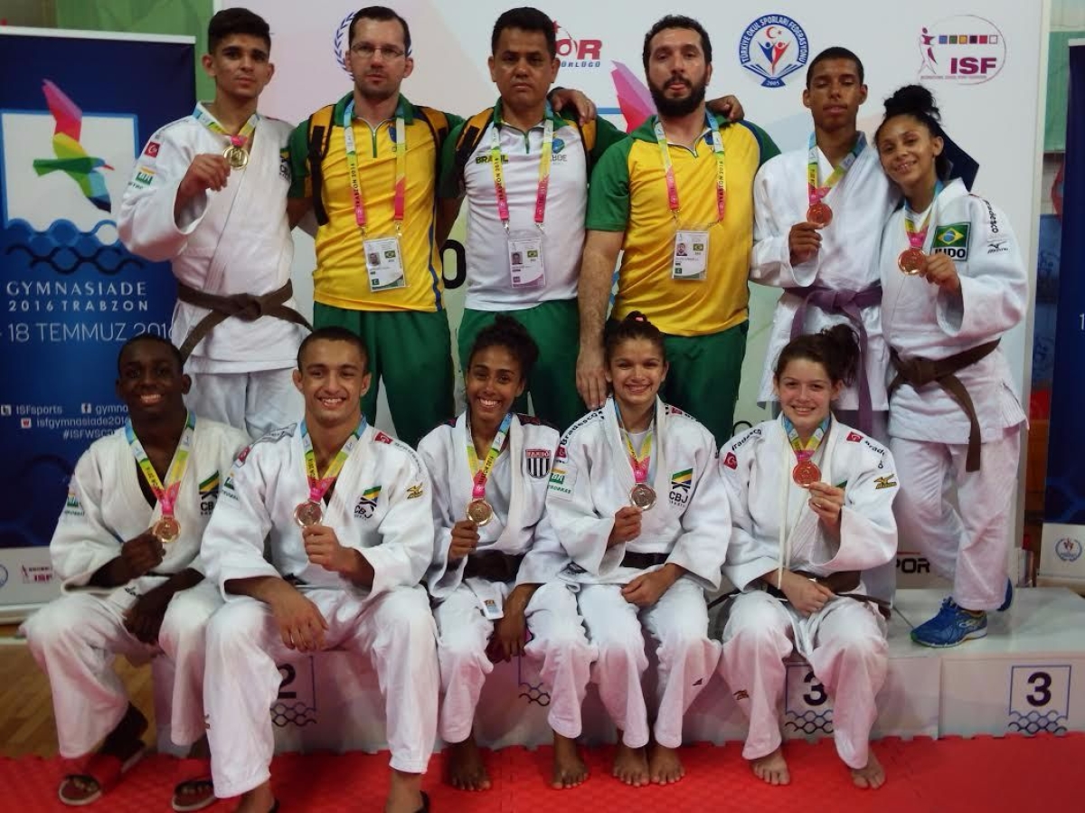 Brasil � campe�o geral da Gymnasiade, na Turquia (Foto: Assessoria Setesp/SE)
