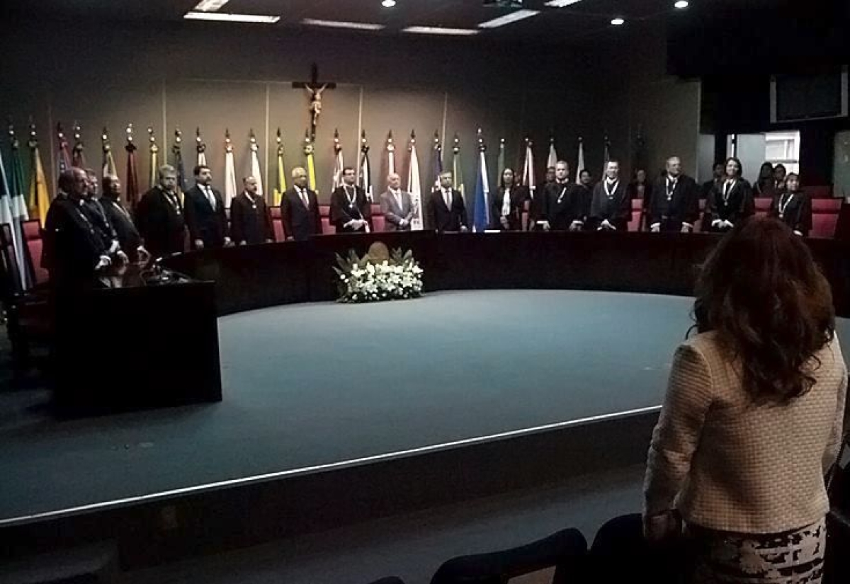 O Tribunal de Justi�a do Estado de Sergipe realizou a solenidade de posse do novo desembargador, Juiz de Direito, Di�genes Barreto (Foto: ASN)