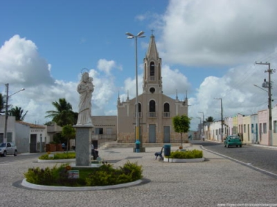 Pra�a da matriz, Nossa Senhora da Gl�ria (Fonte: Reprodu��o/Internet)
