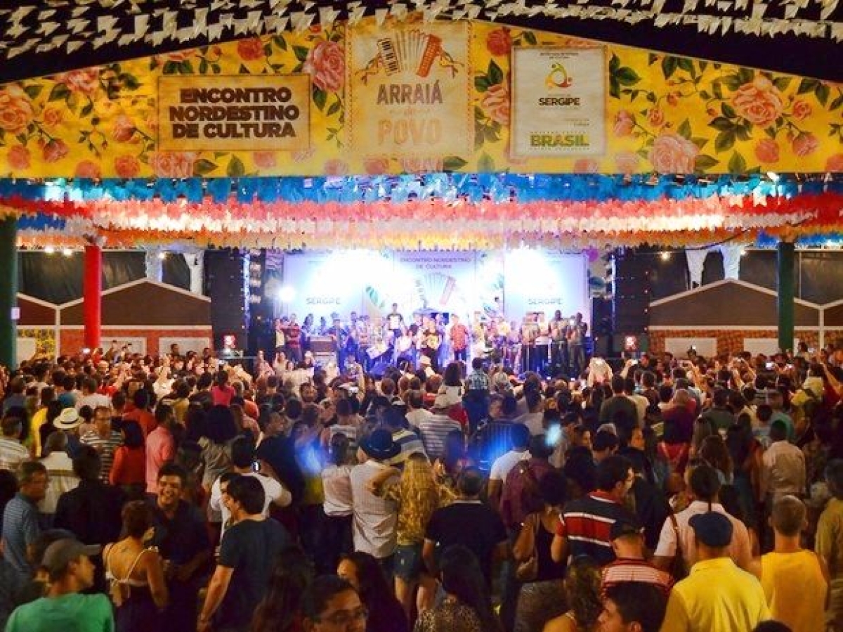 Lei de autoria de Garibalde Mendon�a beneficia festejos juninos no Arrai� do Povo da Orla de Atalaia (Foto: Secult/SE)