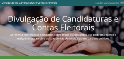 Sistema de candidaturas j� est� dispon�vel com novo leiaute (Foto: TSE)