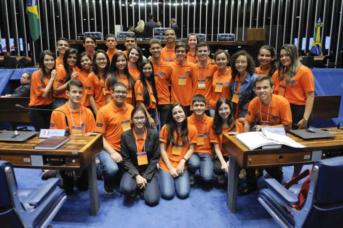 Estudante de Macambira representa Sergipe no "Jovem Senador" (Imagem: Assessoria Eduardo Amorim)