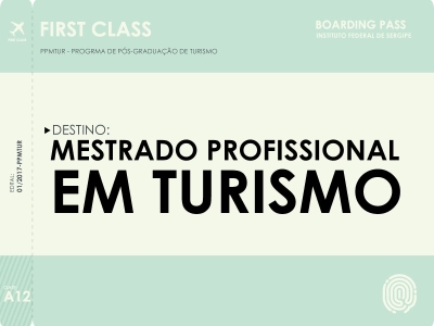 Inscrições para Mestrado Profissional em Turismo encerram amanhã, 3 (Imagem: Divulgação)