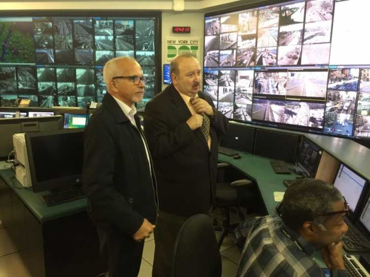 O prefeito conheceu as tecnologias utilizadas na mobilidade urbana de Nova York (Foto: Arquivo Pessoal)